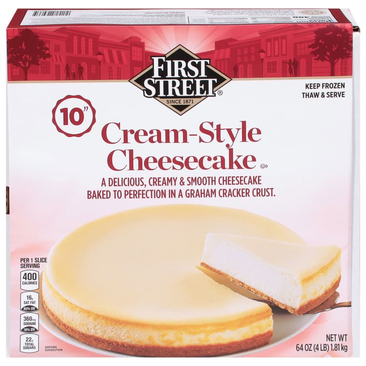 First Street Cheesecake, Cream-Style