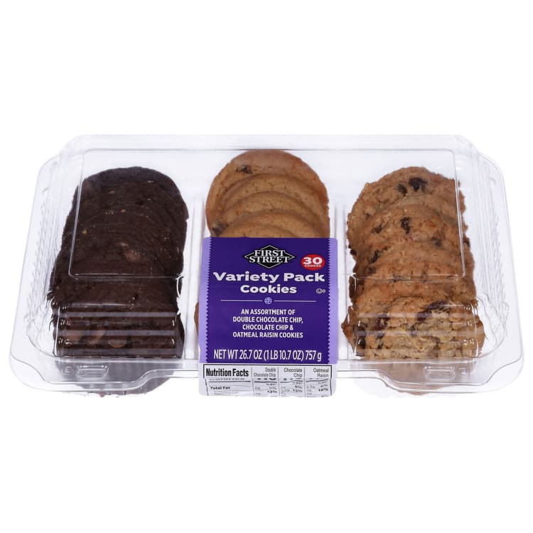 First Street Cookies, Chocolate Chip, Variety
