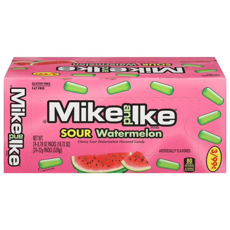 Mike And Ike Candy, Sour Watermelon