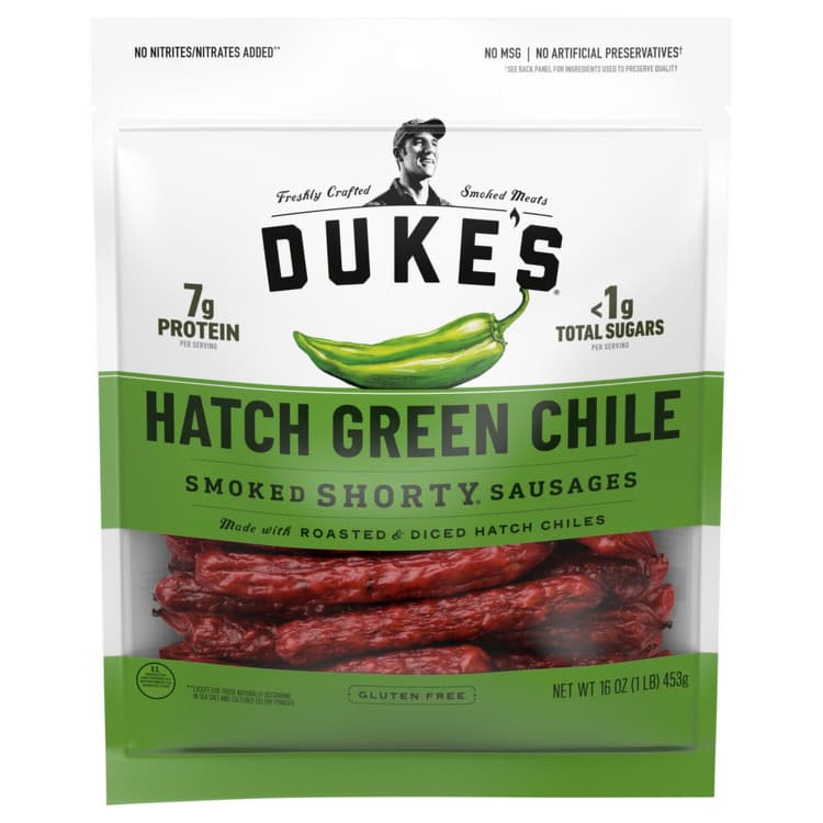 Duke'S Sausages, Smoked Shorty, Hatch Green Chile