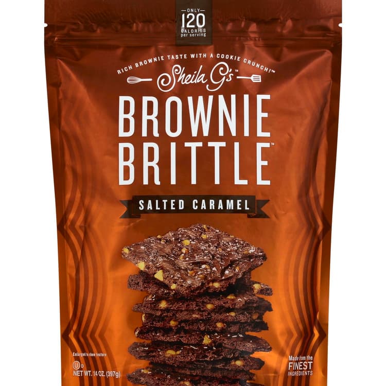 Brownie Brittle Brittle, Salted Caramel