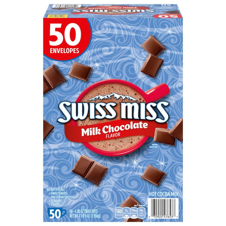 Swiss Miss, Hot Cocoa Mix, Milk Chocolate Flavor