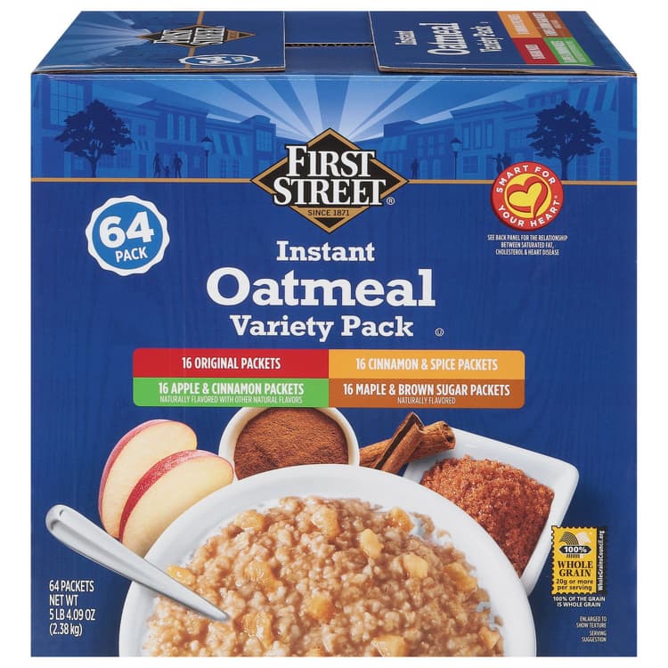 First Street Instant Oatmeal, Variety