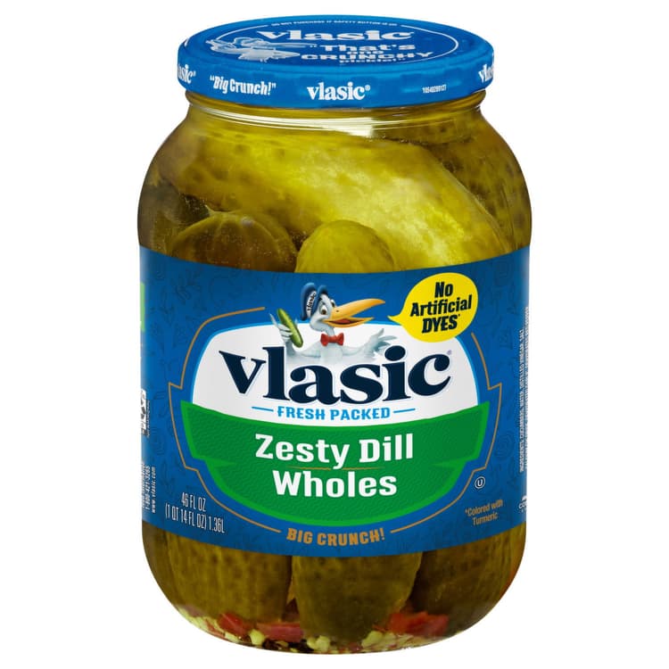 Vlasic Keto Friendly Whole Zesty Dill Pickles