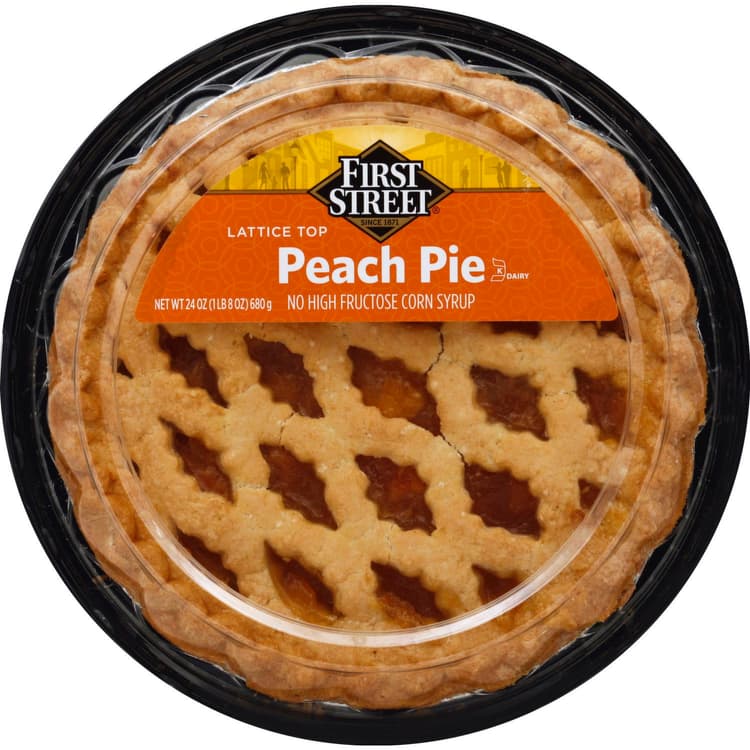 First Street Peach Pie, Lattice Top