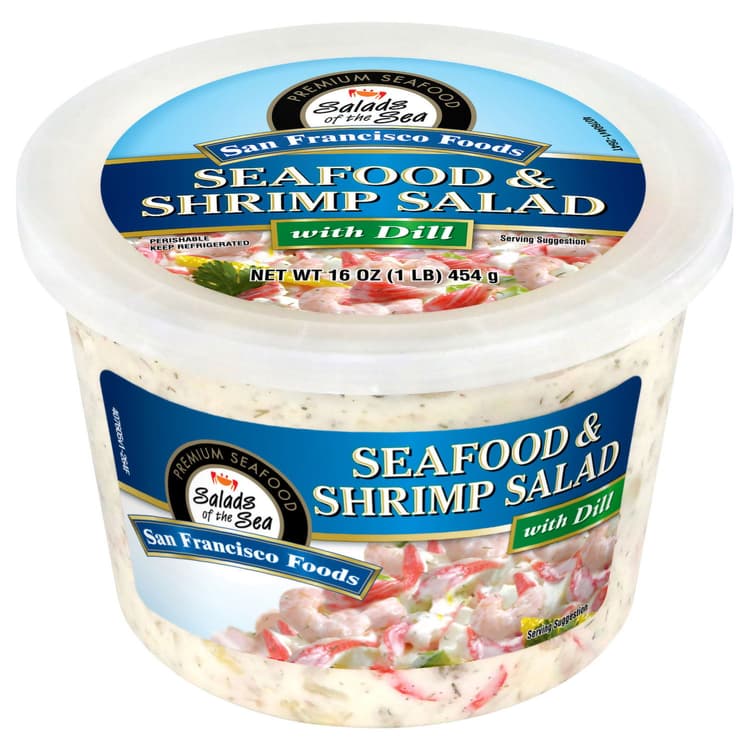 Salads Of The Sea Salad, With Dill, Seafood & Shrimp