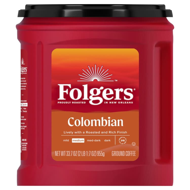 Folgers, Coffee, Ground, Mild, Breakfast Blend