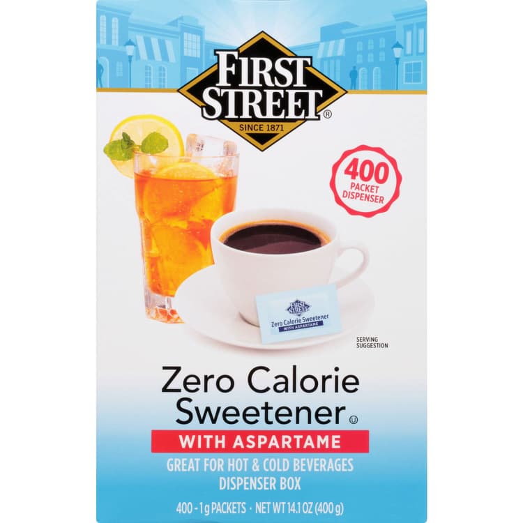 First Street Sweetener With Aspartame, Zero Calorie