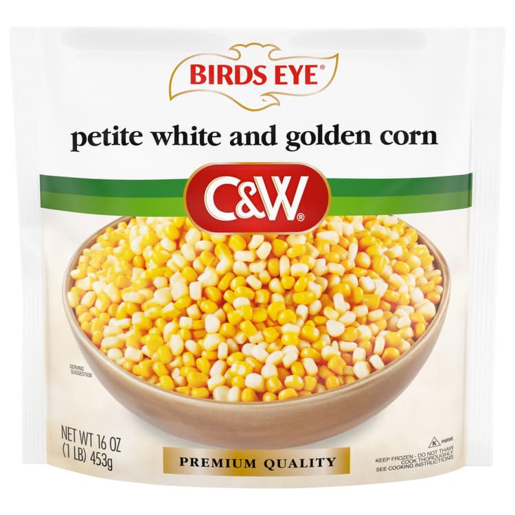 Birds Eye Corn, White And Golden, Petite