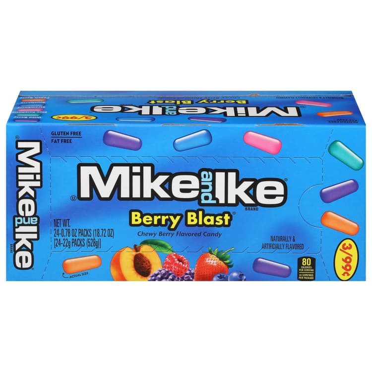 Mike And Ike Candy, Berry Blast