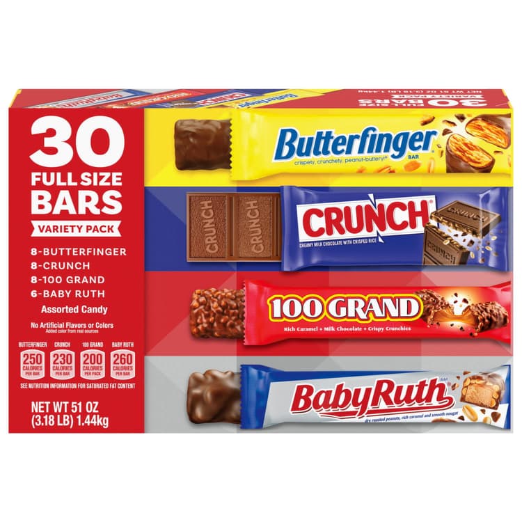 Ferrero Candy, Assorted, Full Size Bars, Variety