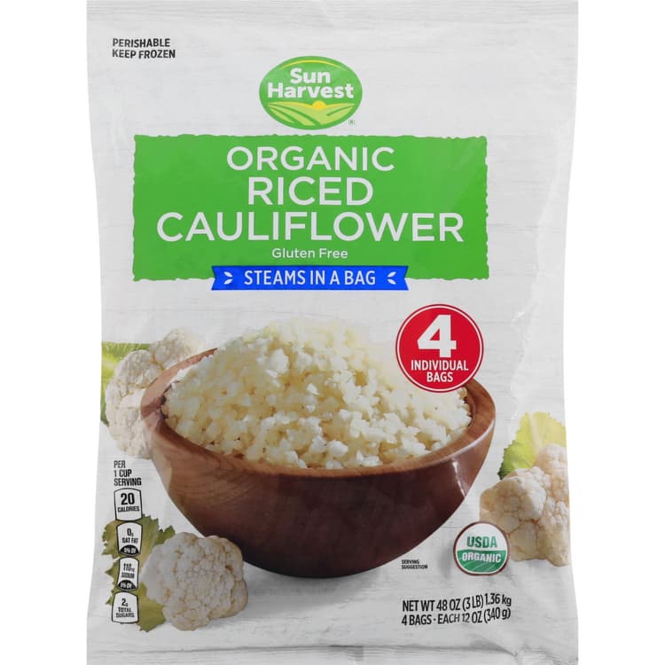 Sun Harvest Riced Cauliflower, Organic