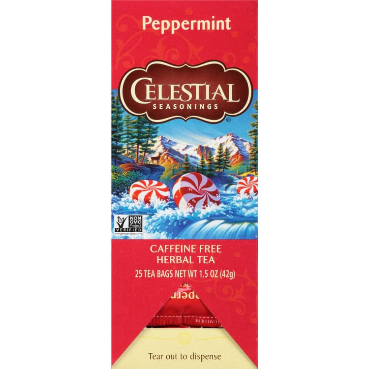 Celestial Seasonings Herbal Tea, Caffeine Free, Peppermint