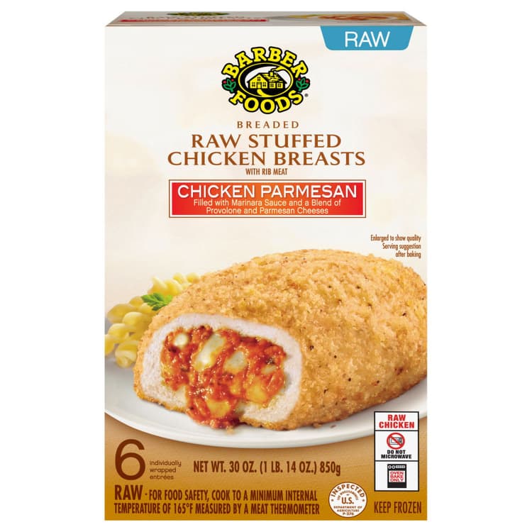 Barber Foods Chicken Parmesan, Raw