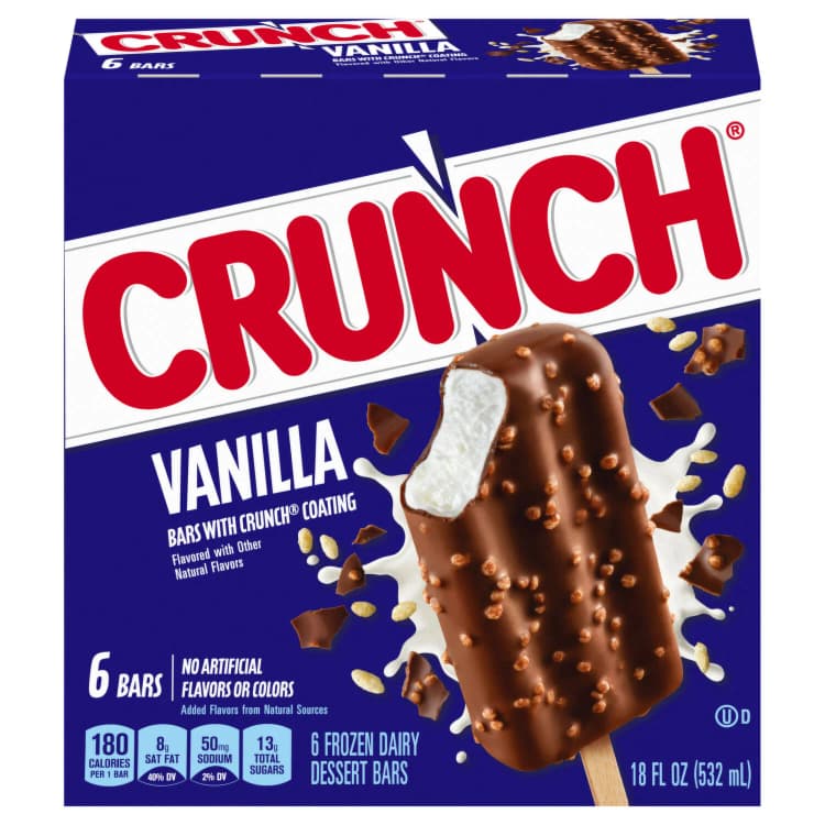 Crunch  Dairy Dessert Bars, Vanilla