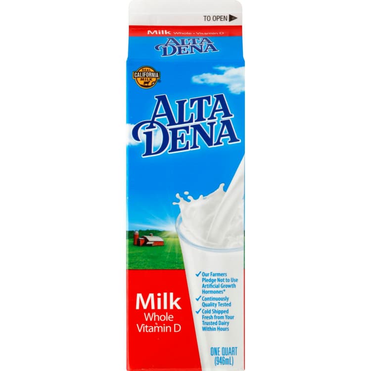 Alta Dena Milk, Whole, Vitamin D
