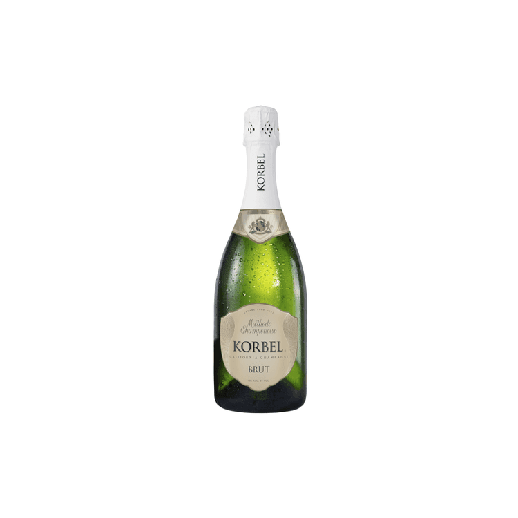 Korbel Brut California Champagne Sparkling Wine, Bottle, 24 Proof