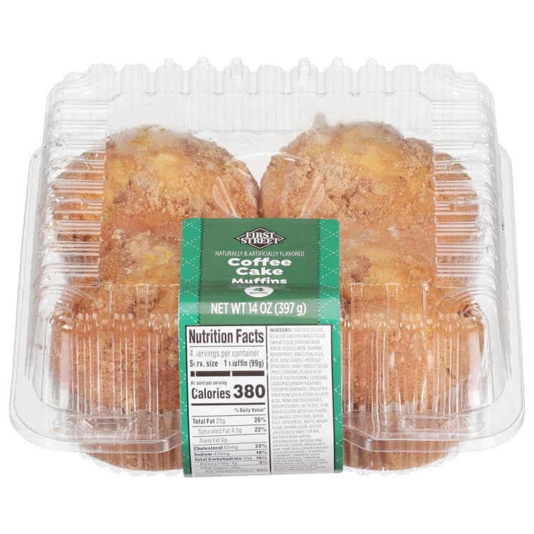 First Street Muffins, Coffee Cake