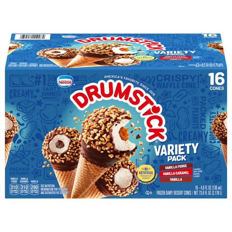 Nestle Drumstick Sundae Cones Variety Pack