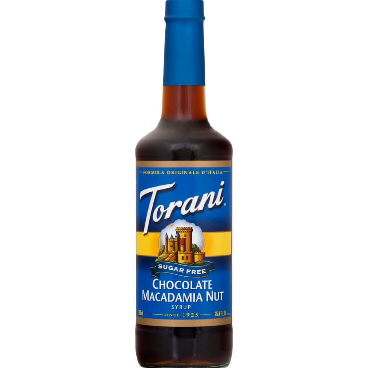 Torani Syrup, Sugar Free, Chocolate Macadamia Nut