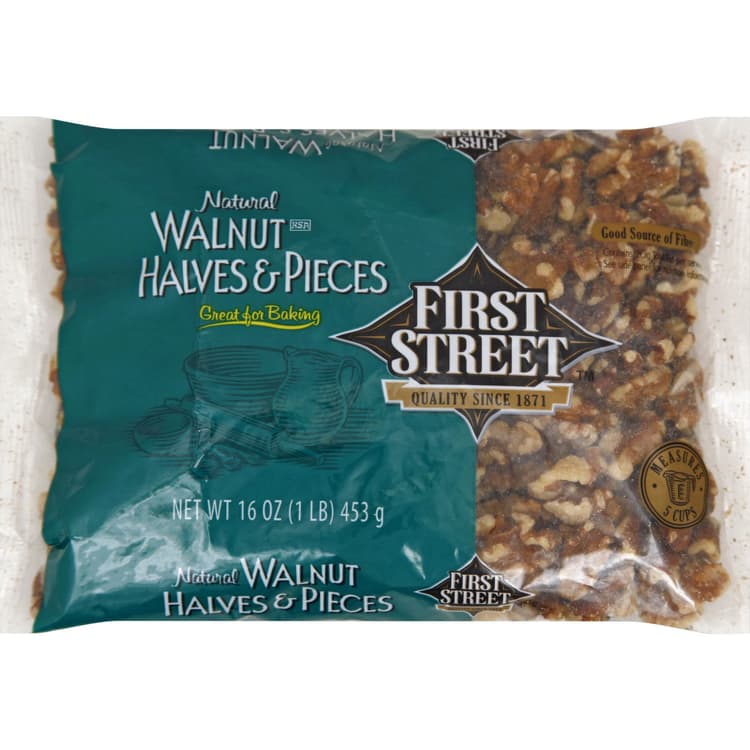 First Street Walnut, Halves &