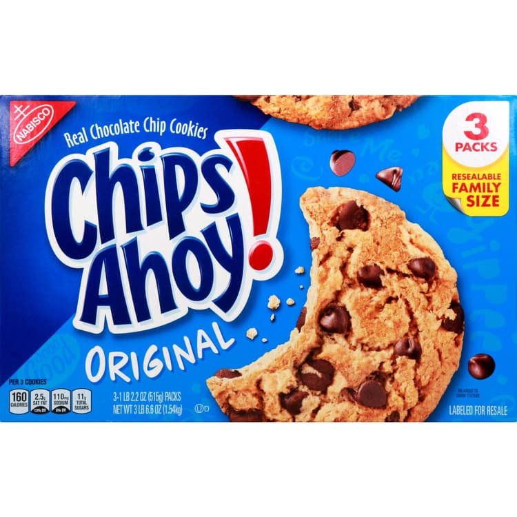 Chips Ahoy! Cookies, Chocolate Chip, Original, Family Size