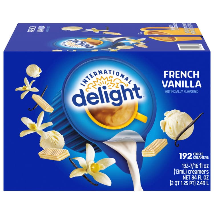 International Delight Creamers, French Vanilla, Singles