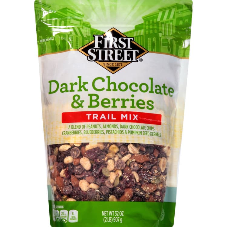 First Street Trail Mix, Dark Chocolate & Berries