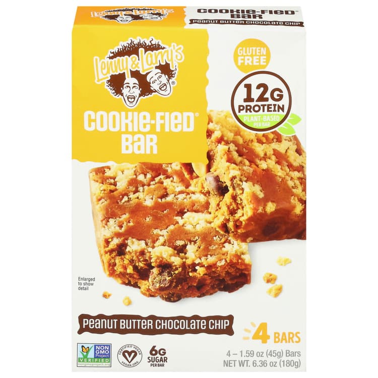 Lenny & Larry'S The Complete Cookie-Fied Bar, Peanut Butter Chocolate Chip