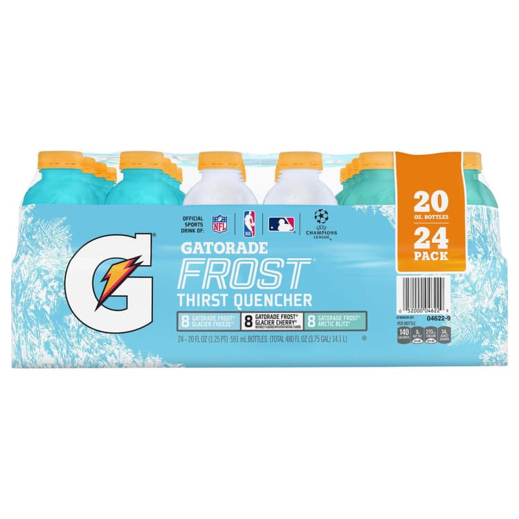 Gatorade Frost Thirst Quencher Variety Pack: Arctic Blitz, Glacier Cherry, Glacier Freeze