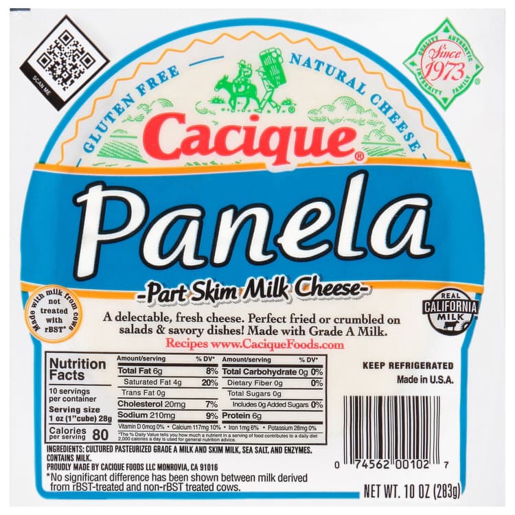 Cacique Panela Part Skim Milk Cheese