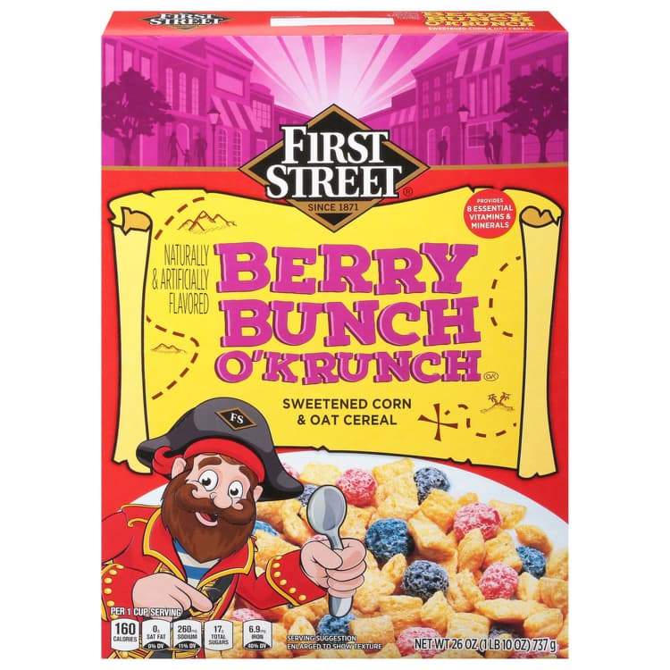 First Street Cereal, Berry Bunch O'Krunch