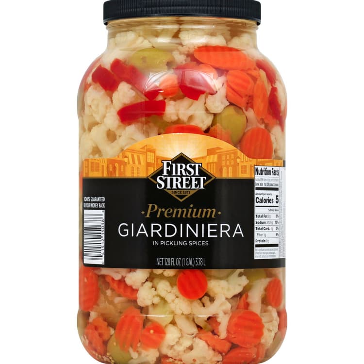 First Street Giardiniera, In Pickling Spices, Premium