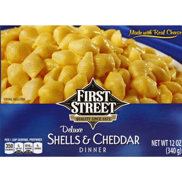 First Street Shells & Cheddar Dinner, Deluxe