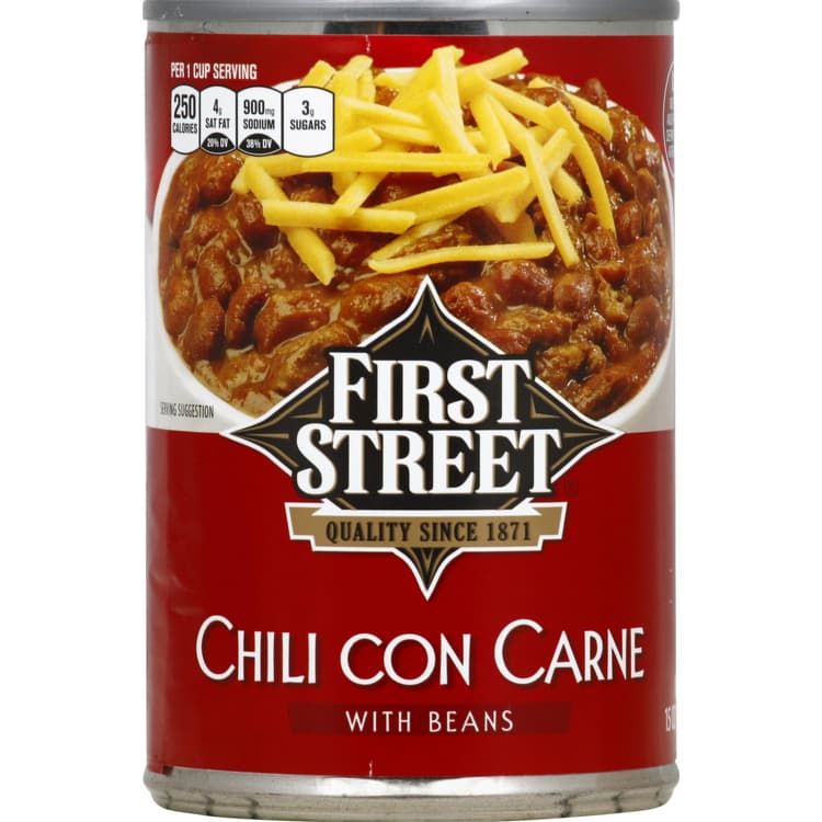First Street Chili Con Carne, With Beans