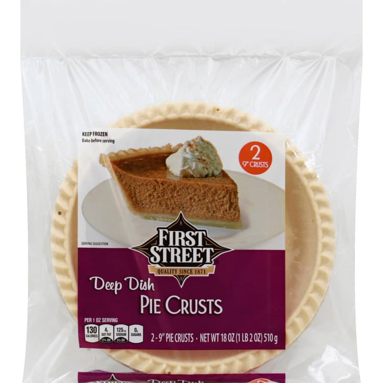 First Street Pie Crusts, Deep Dish