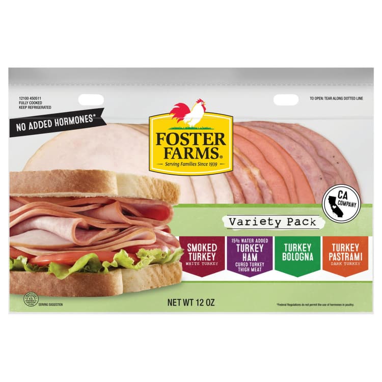 Foster Farms Turkey, Assorted, Variety