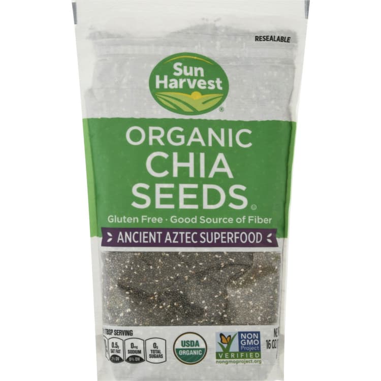 Sun Harvest Chia Seeds, Organic
