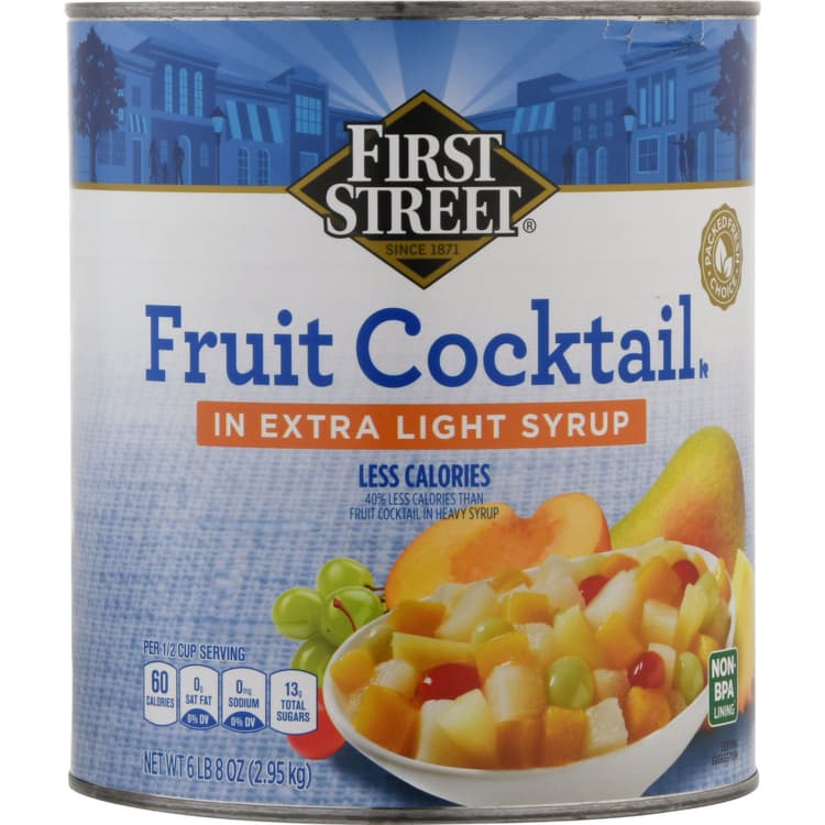 First Street Fruit Cocktail In Extra Light Syrup