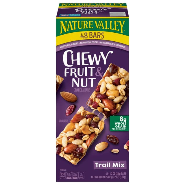 Is it Low FODMAP? Nature Valley Chewy Fruit And Nut Trail Mix Granola Bars