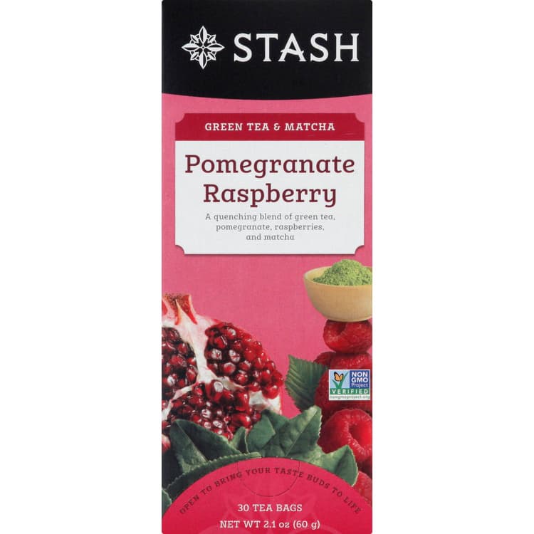 Stash Green Tea & Matcha, Pomegranate Raspberry
