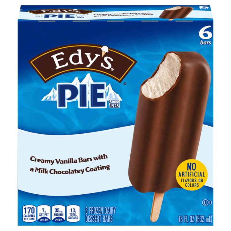 Edy'S  Dairy Dessert Bars, Creamy Vanilla
