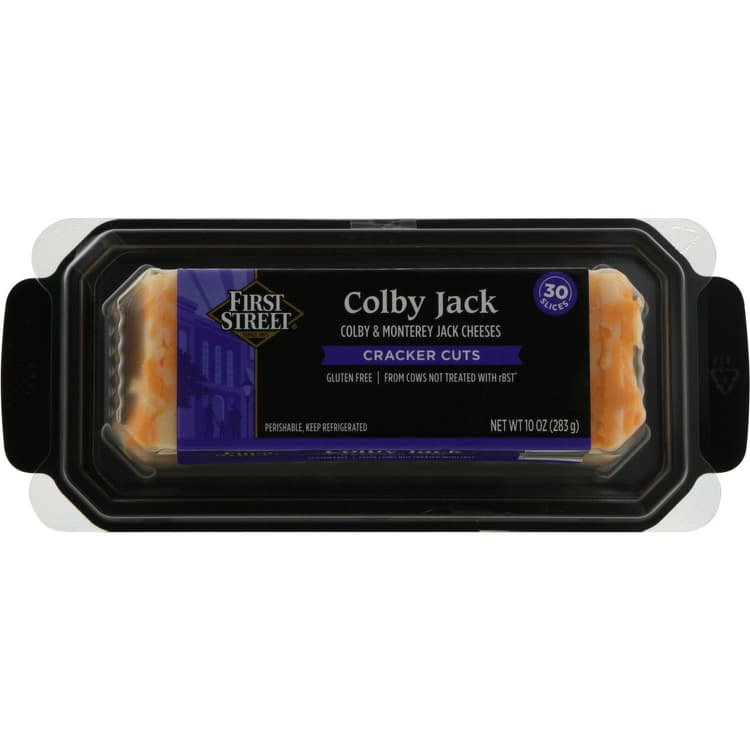 First Street Cheese, Colby Jack, Cracker Cuts