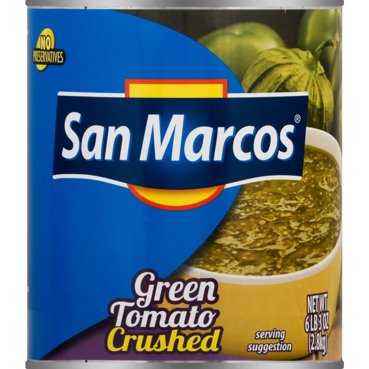 San Marcos Green Tomato, Crushed