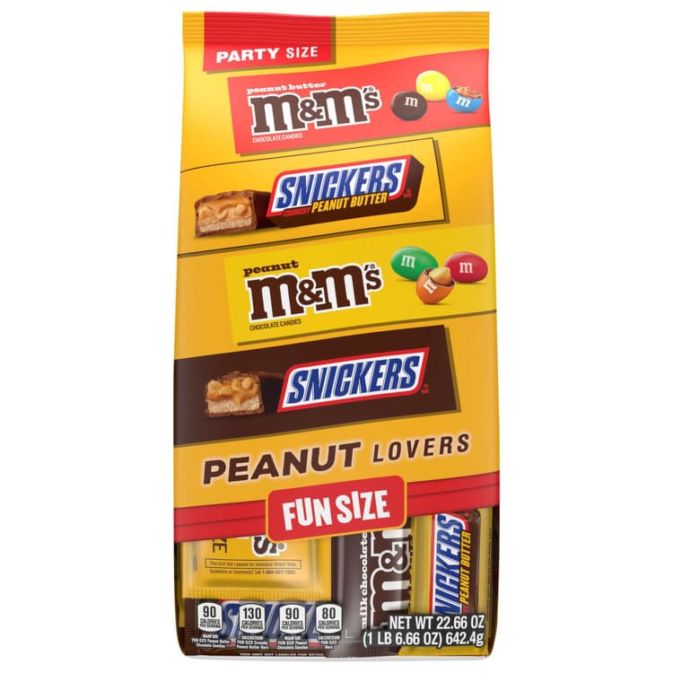 Mars Peanut Lovers Fun Size Candy Variety Bag