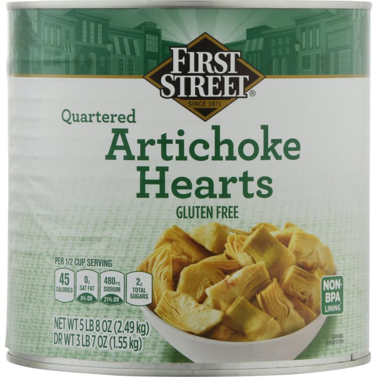 First Street Artichoke Hearts, Quartered