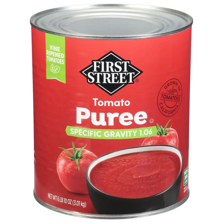 First Street Tomato Puree, Specific Gravity