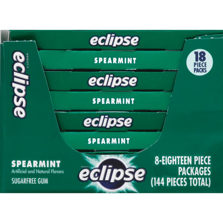 Eclipse Gum, Sugarfree, Spearmint