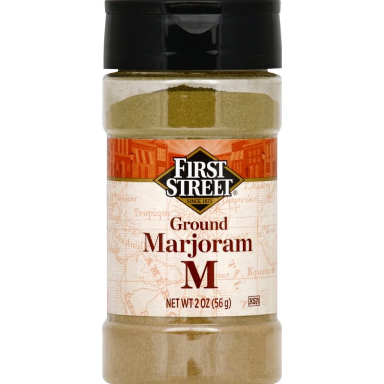 First Street Marjoram, Ground