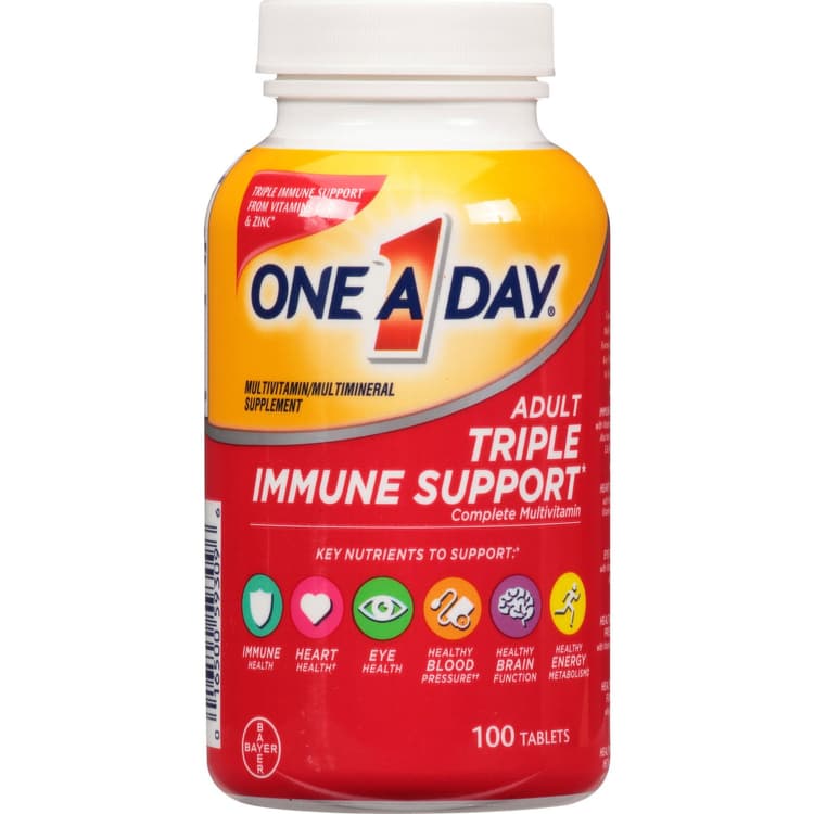 One A Day Complete Multivitamin, Triple Immune Support, Adult